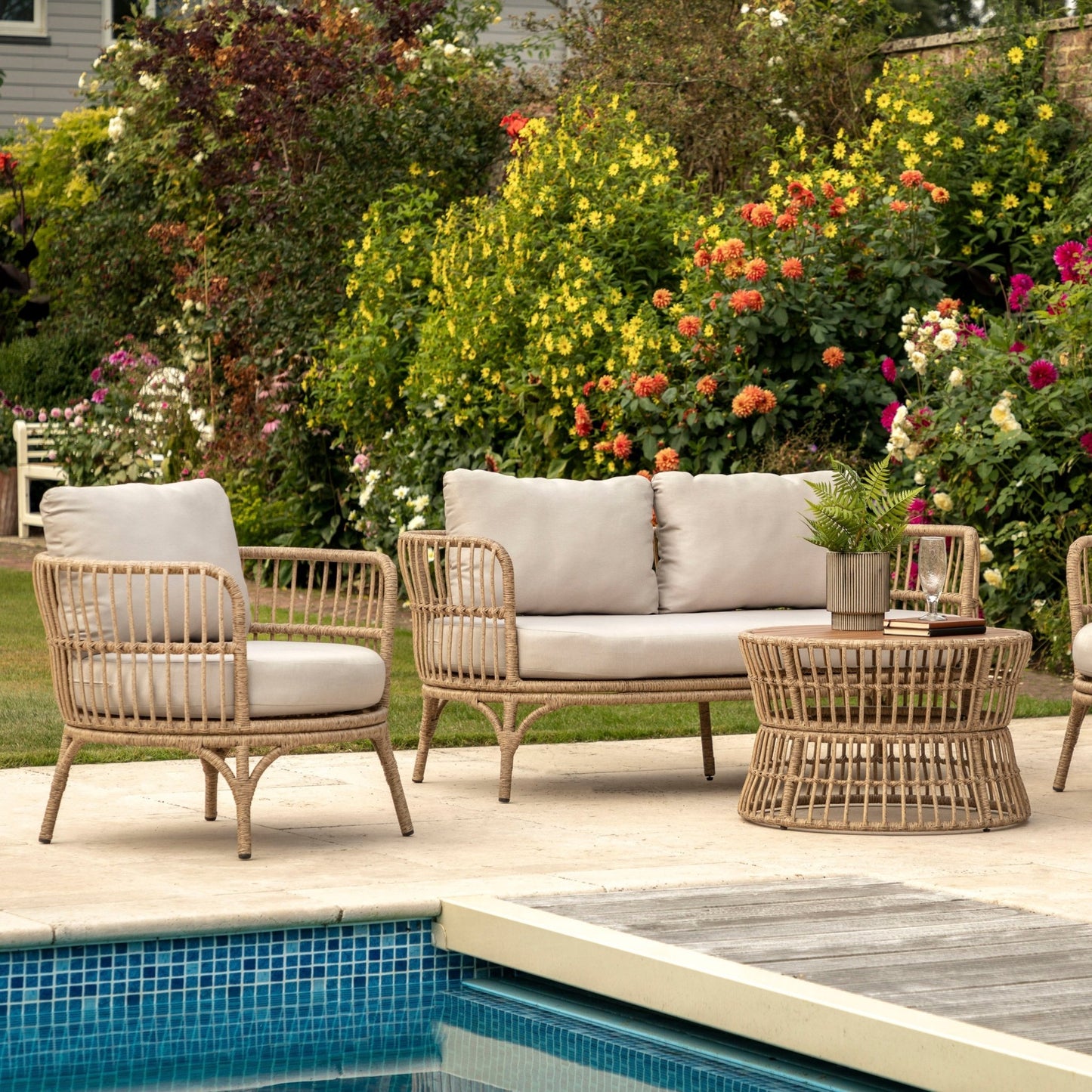 Agadir Lounge Set - hdesign - Outdoor Lounge Sets