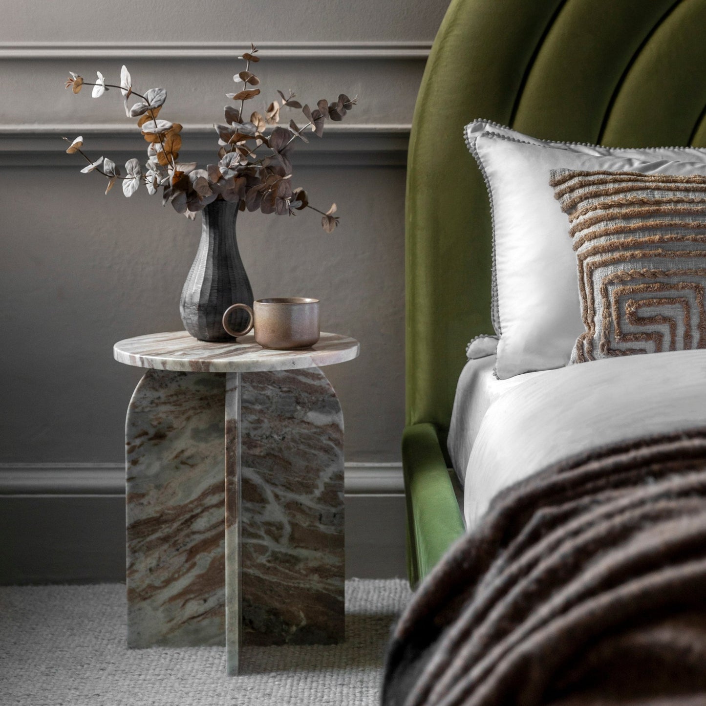 Amalfi Side Table - Natural - hdesign - Side Tables