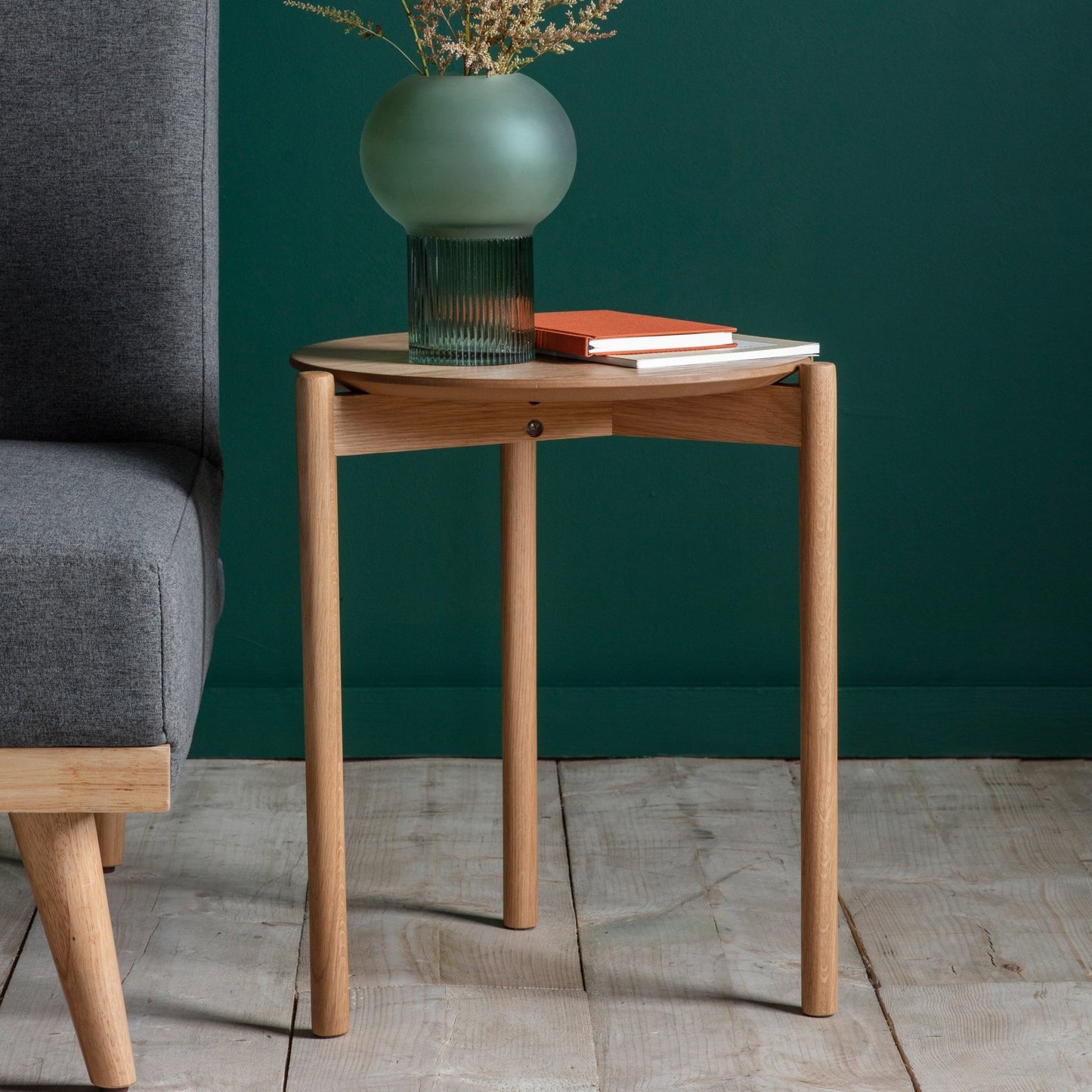 Burley Side Table - Oak - hdesign - Side Tables