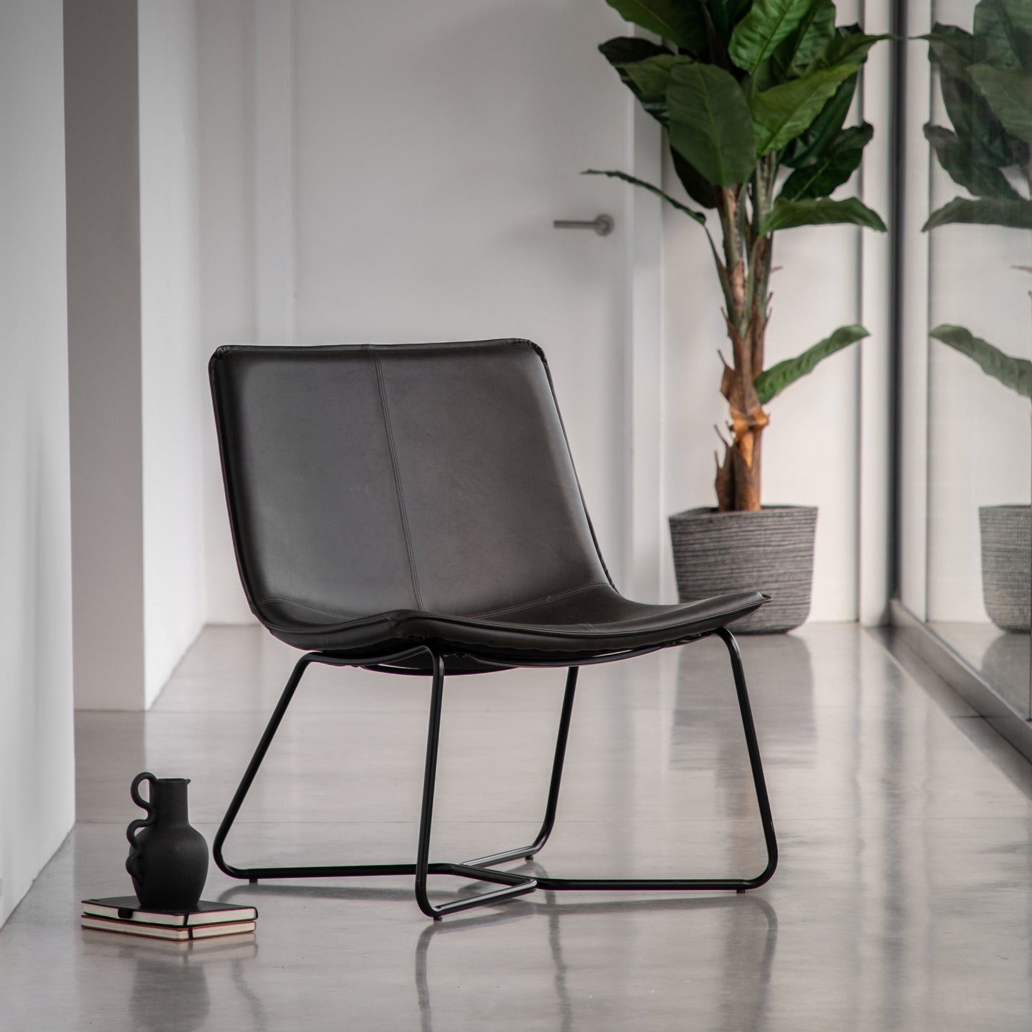 Hawking Lounge Chair - Charcoal