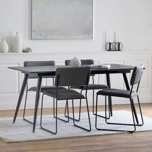 Astley Dining Table - Black