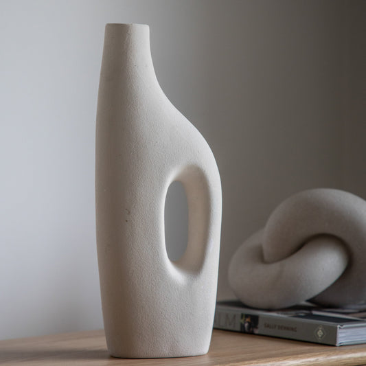 Delores Vase - White