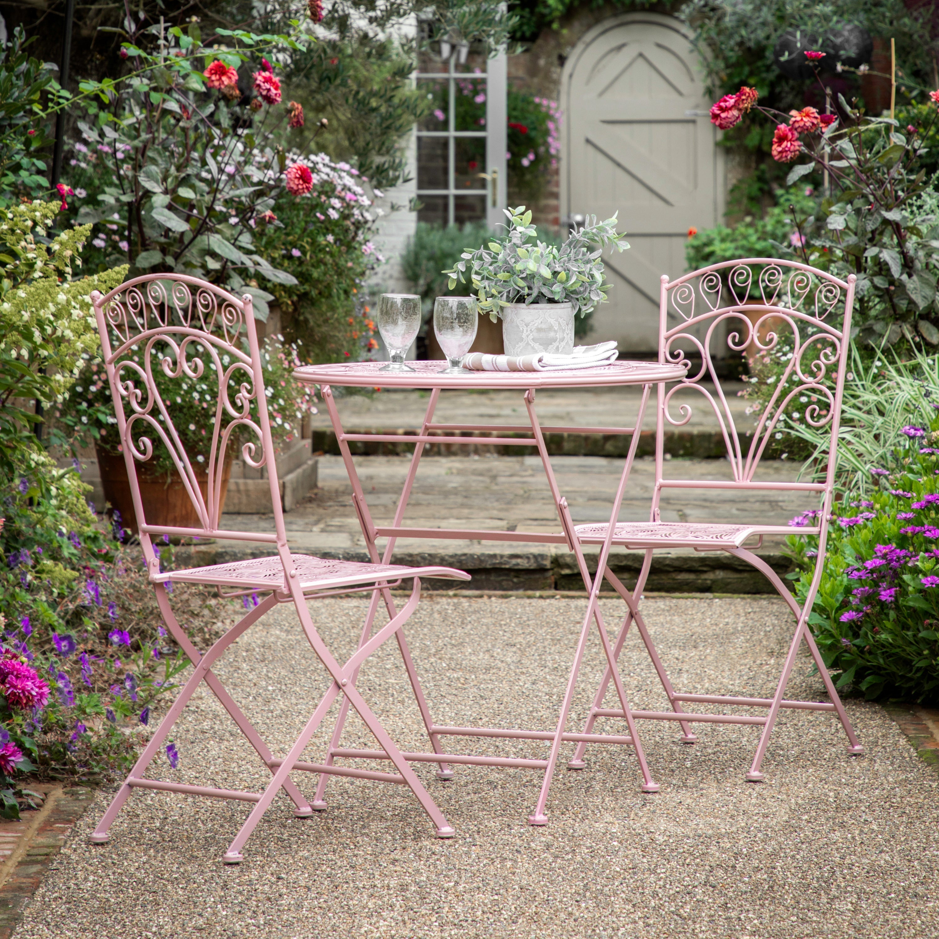 Brindisi  Seater Bistro Set - Coral