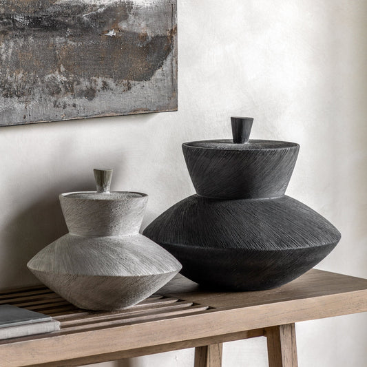 Akari Jar Scratch Pebble Large - hdesign - Jars