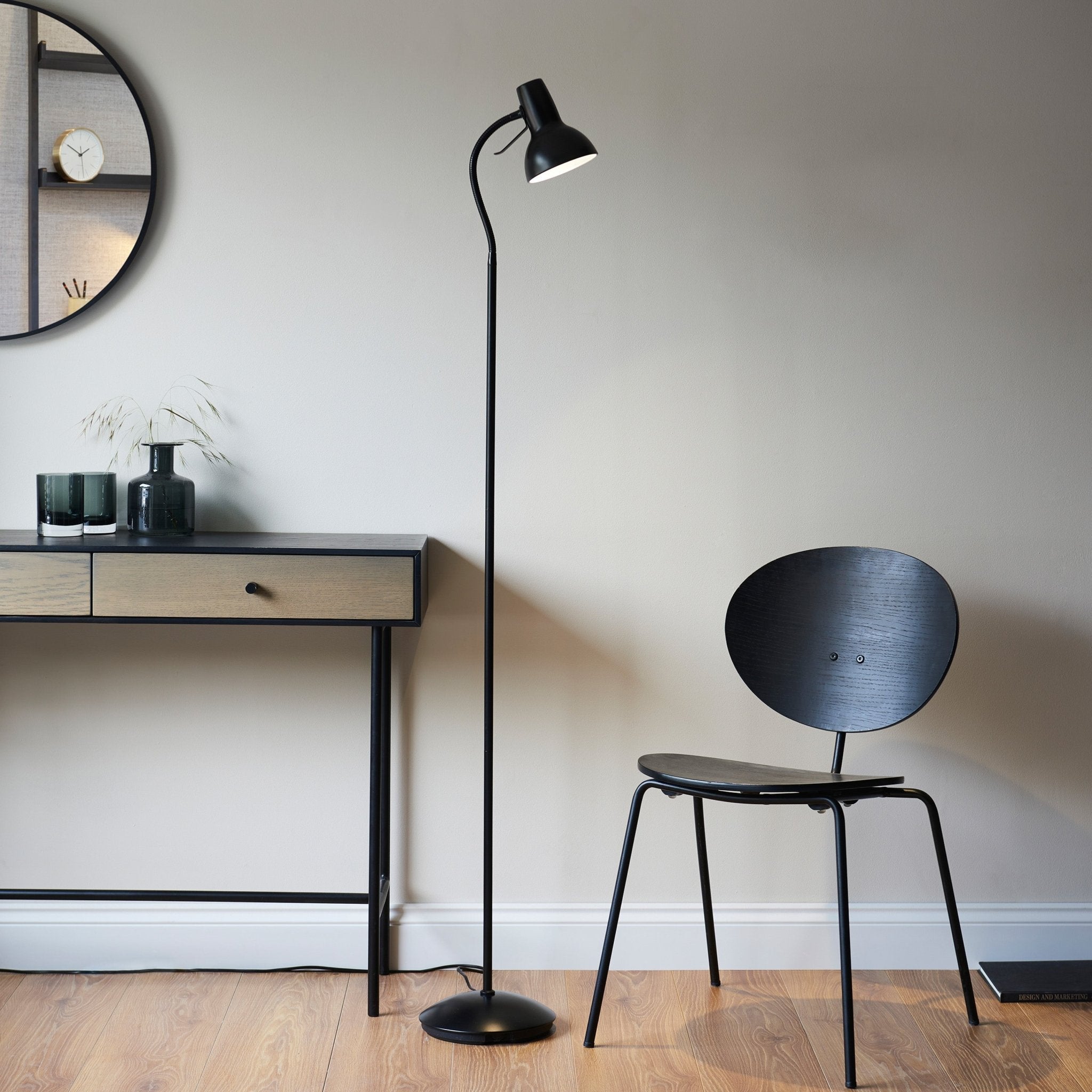 Amalfi Floor Lamp - Black - hdesign - Floor Lamps