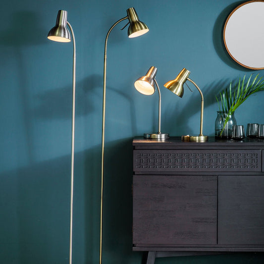 Amalfi Floor Lamp - Nickel - hdesign - Floor Lamps