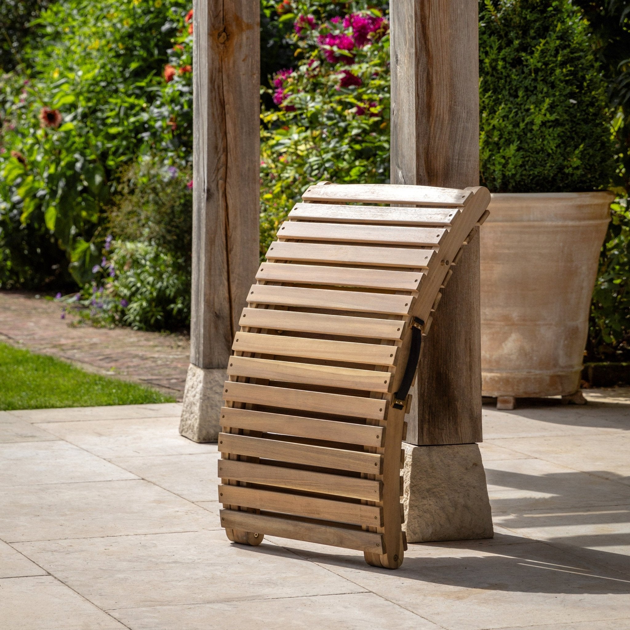 Ammos Foldaway Sunlounger - hdesign - Sun Loungers