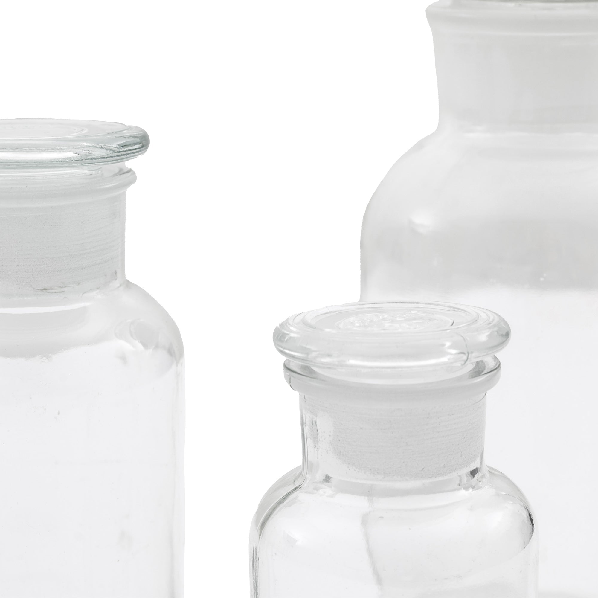 Apotheca Jar - Clear (Set of 3) - hdesign - Jars