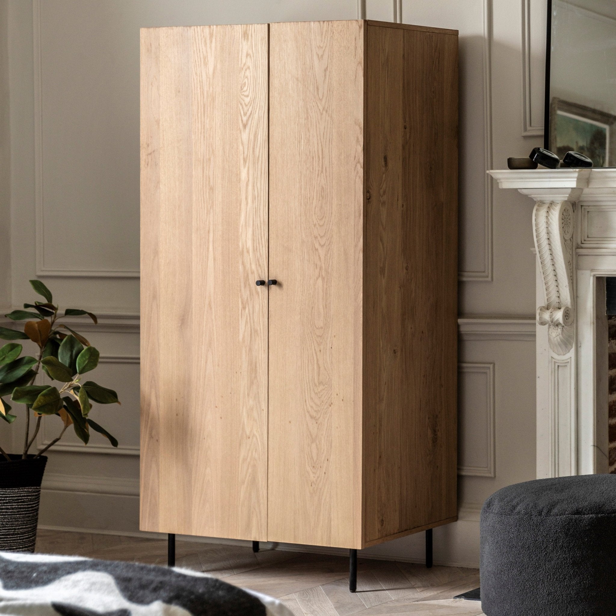 Ashdown 2 Door Wardrobe - hdesign - Wardrobes