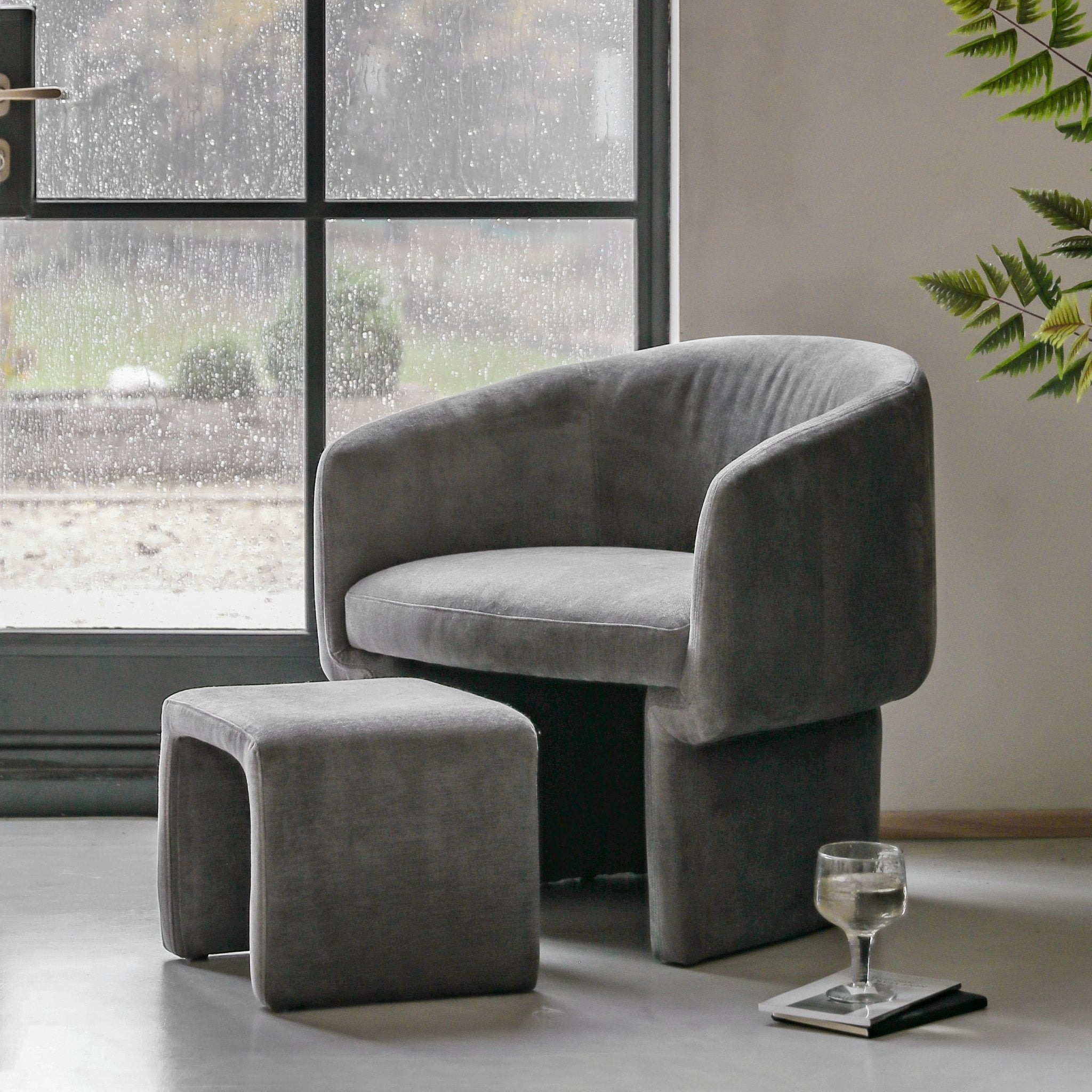 Asko Armchair - Anthracite - hdesign - Armchairs