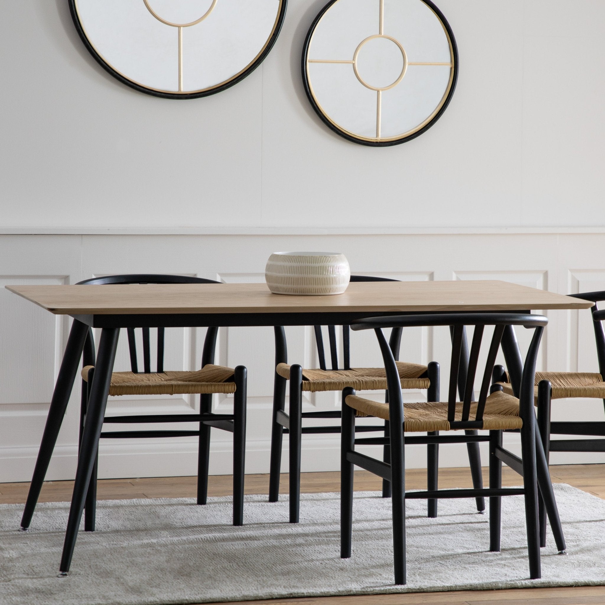 Astley Dining Table - Oak - hdesign - Dining Tables