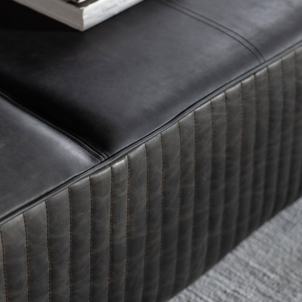 Barham Slab - Black Leather - hdesign - Slabs