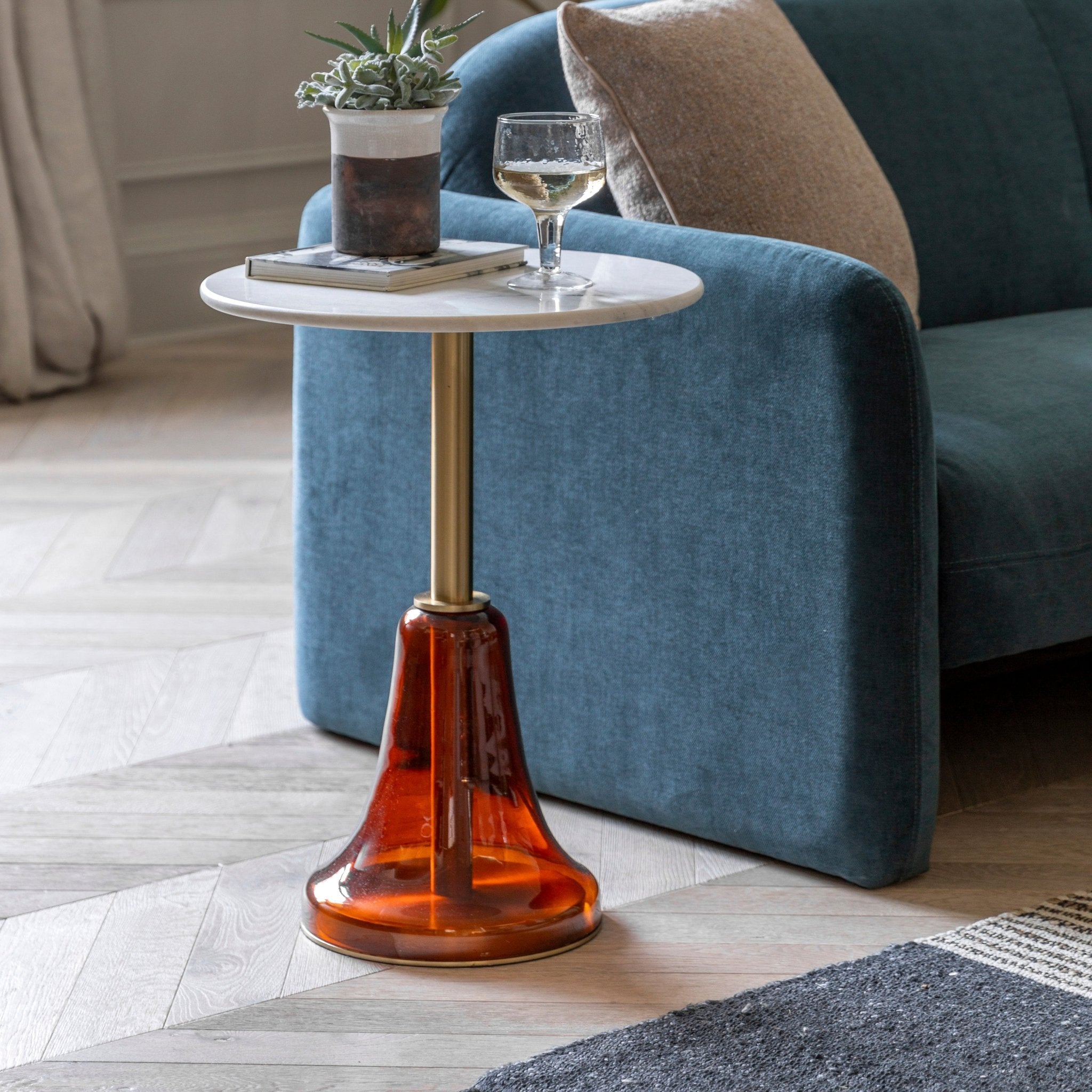 Bilbao Side Table - Orange - hdesign - Side Tables