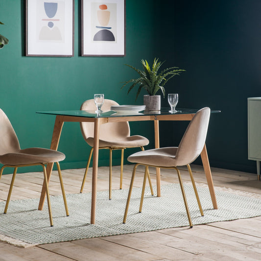 Blair Rectangle Dining Table - Oak - hdesign - Dining Tables