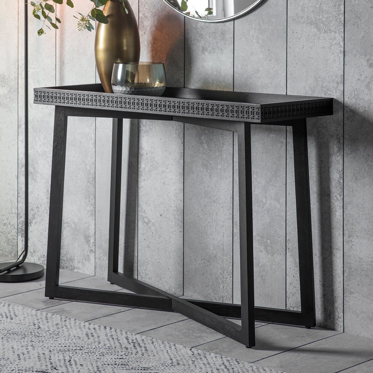 Boho Boutique Console Table - Black - hdesign - Console Tables