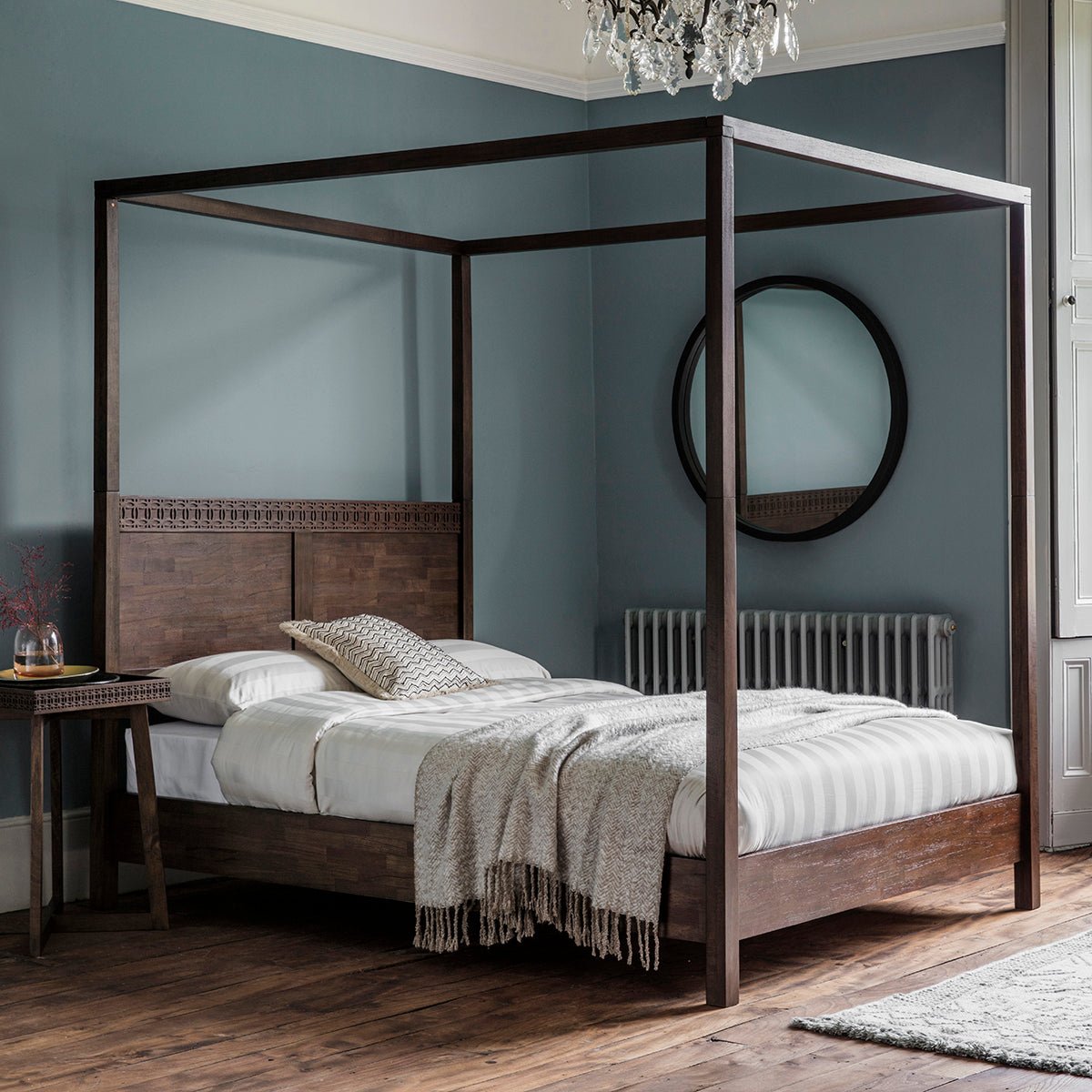 Boho Retreat Bed - Brown - King - hdesign - Kingsize Bedframes
