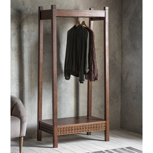 Boho Retreat Open Wardrobe - Brown - hdesign - Open Wardrobes