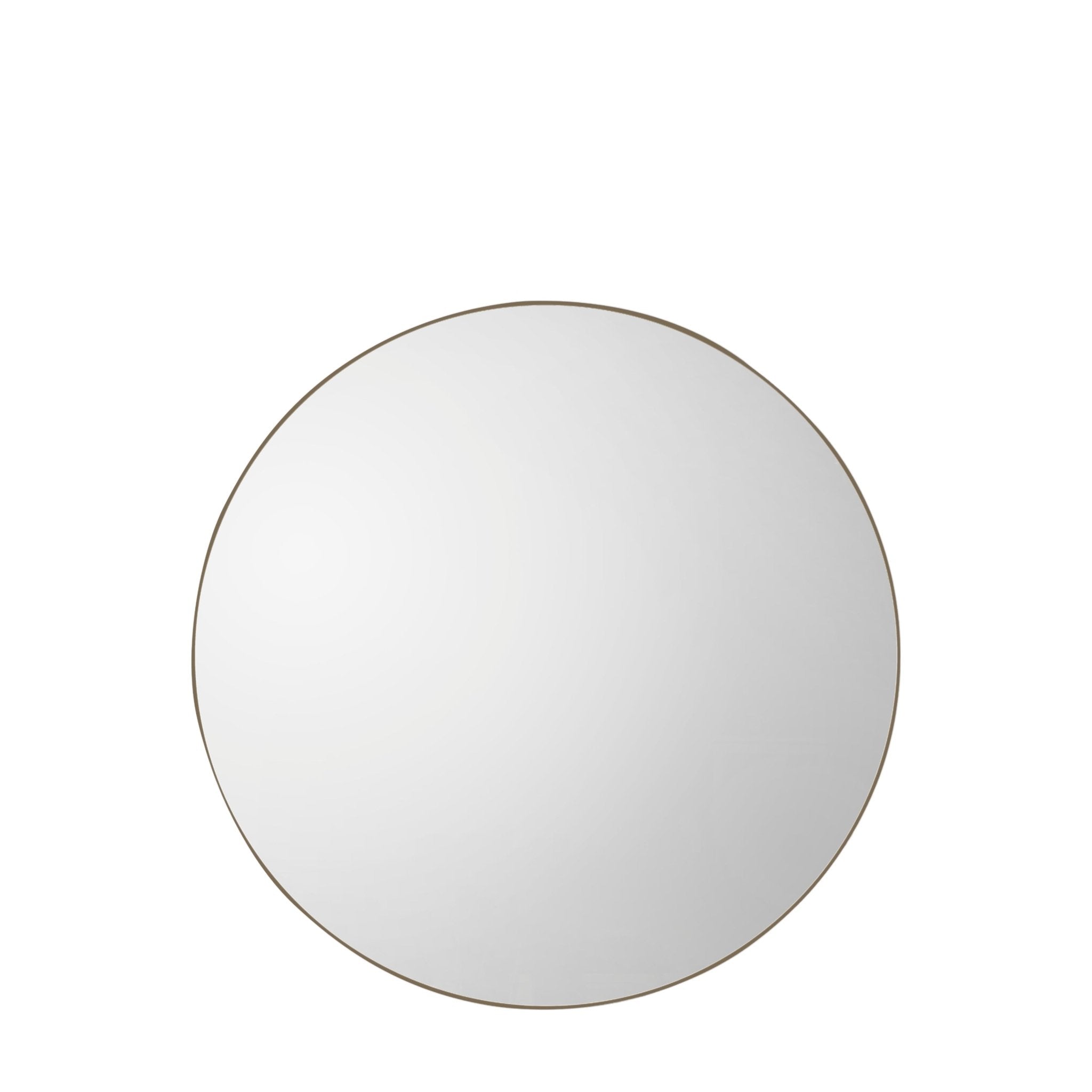 Bowie Round Mirror Champagne - hdesign - Mirrors