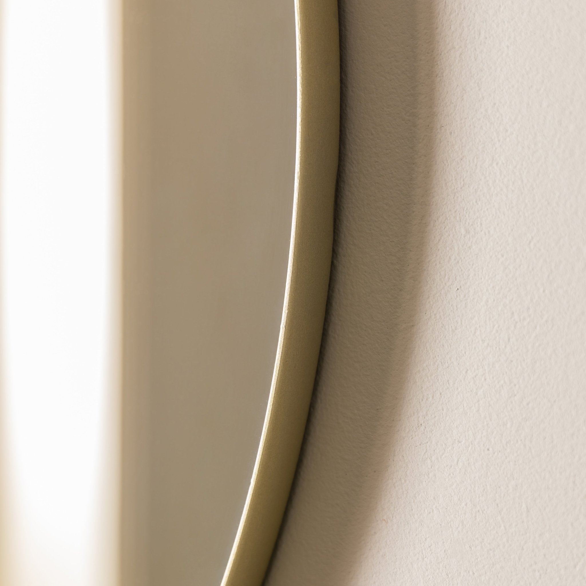 Bowie Round Mirror Champagne - hdesign - Mirrors