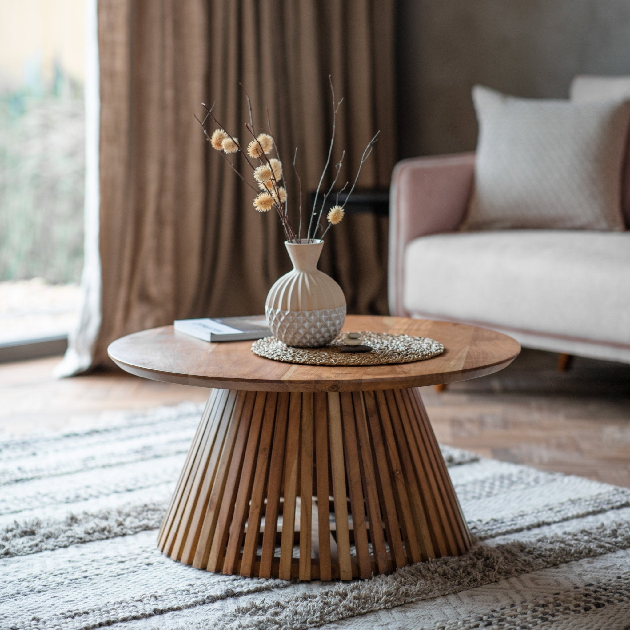 Brookland Slatted Coffee Table - hdesign - Coffee Tables
