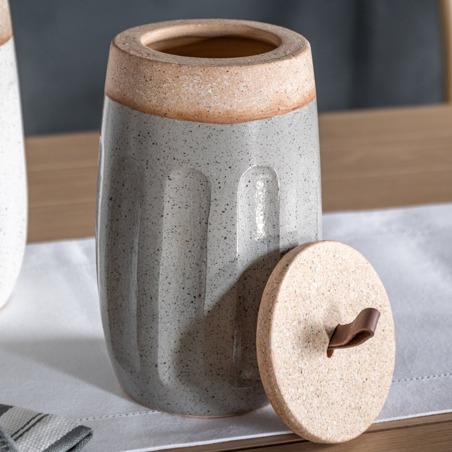 Callow Jar - Slate Natural - hdesign - Jars