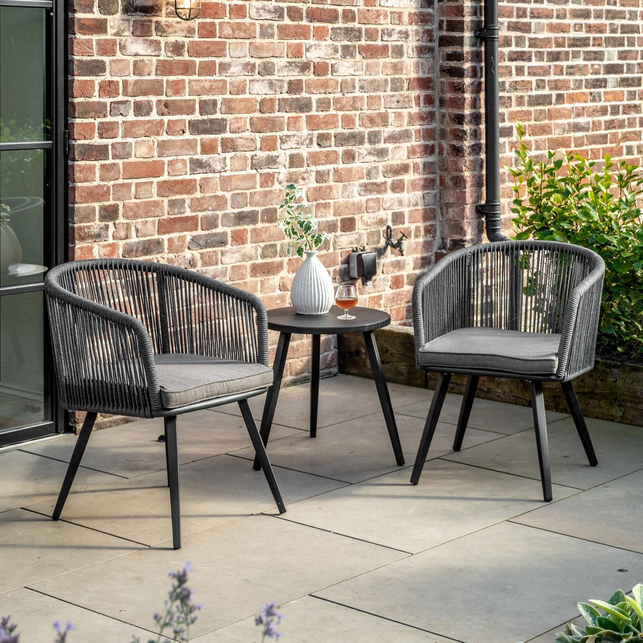 Cassis 2 Seater Bistro/Tea Set - hdesign - Outdoor Bistro Sets