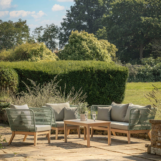 Cataldo Lounge Set - Green - hdesign - Outdoor Lounge Sets