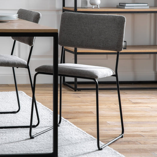 Chalkwell Dining Chair - Chocolate (2pk) - hdesign - Dining Chairs