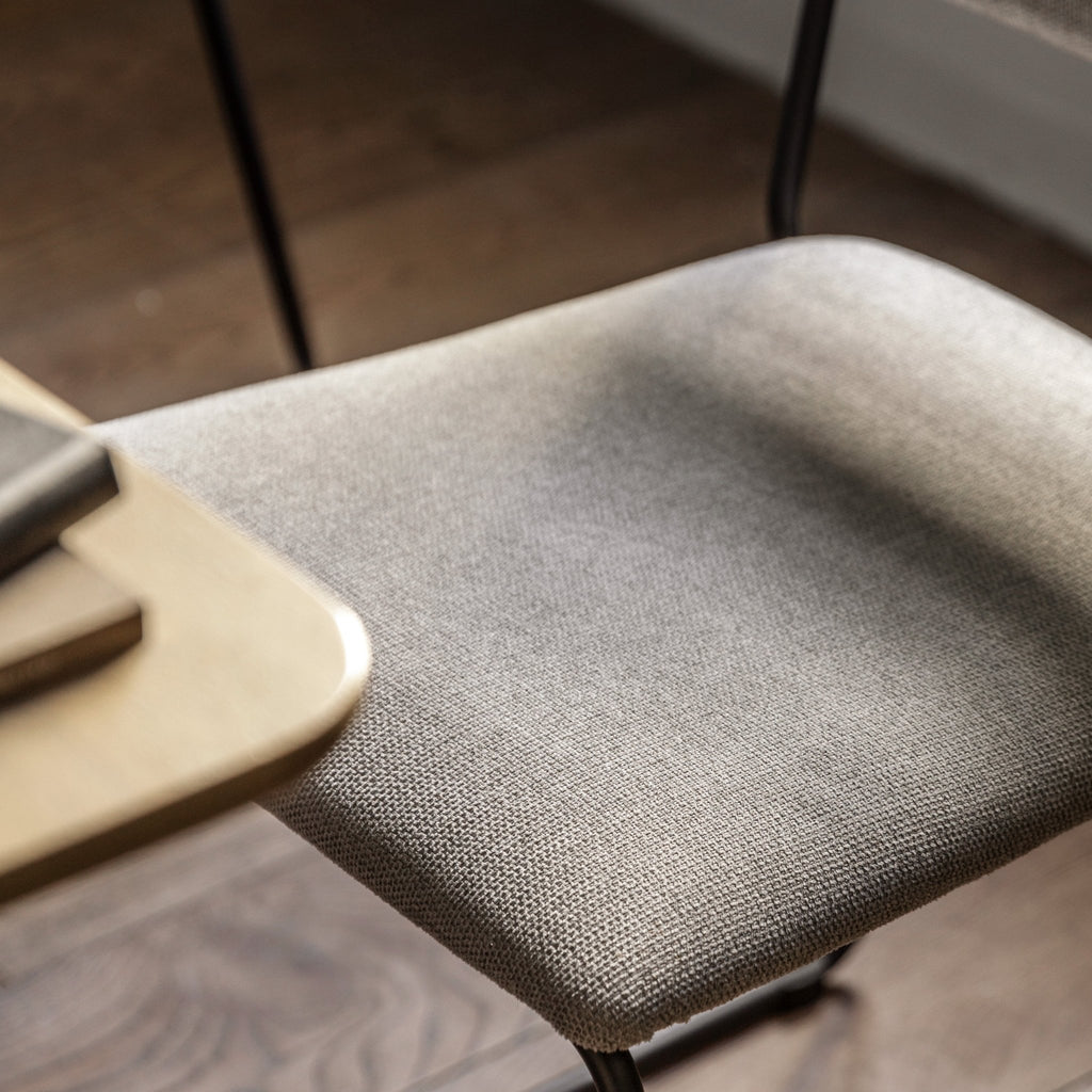 Chalkwell Dining Chair - Light Grey (2pk) - hdesign - Dining Chairs