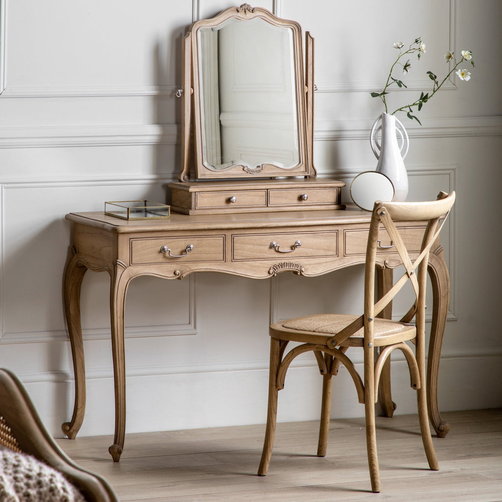 Chic Dressing Table Mirror Weathered - hdesign - Mirrors