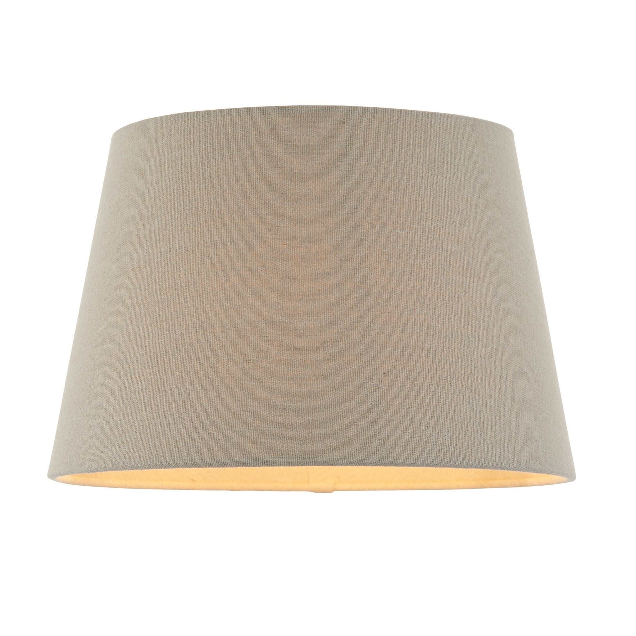 Cici Shade - Grey Faux Linen - 10" - hdesign - Lamp Shades