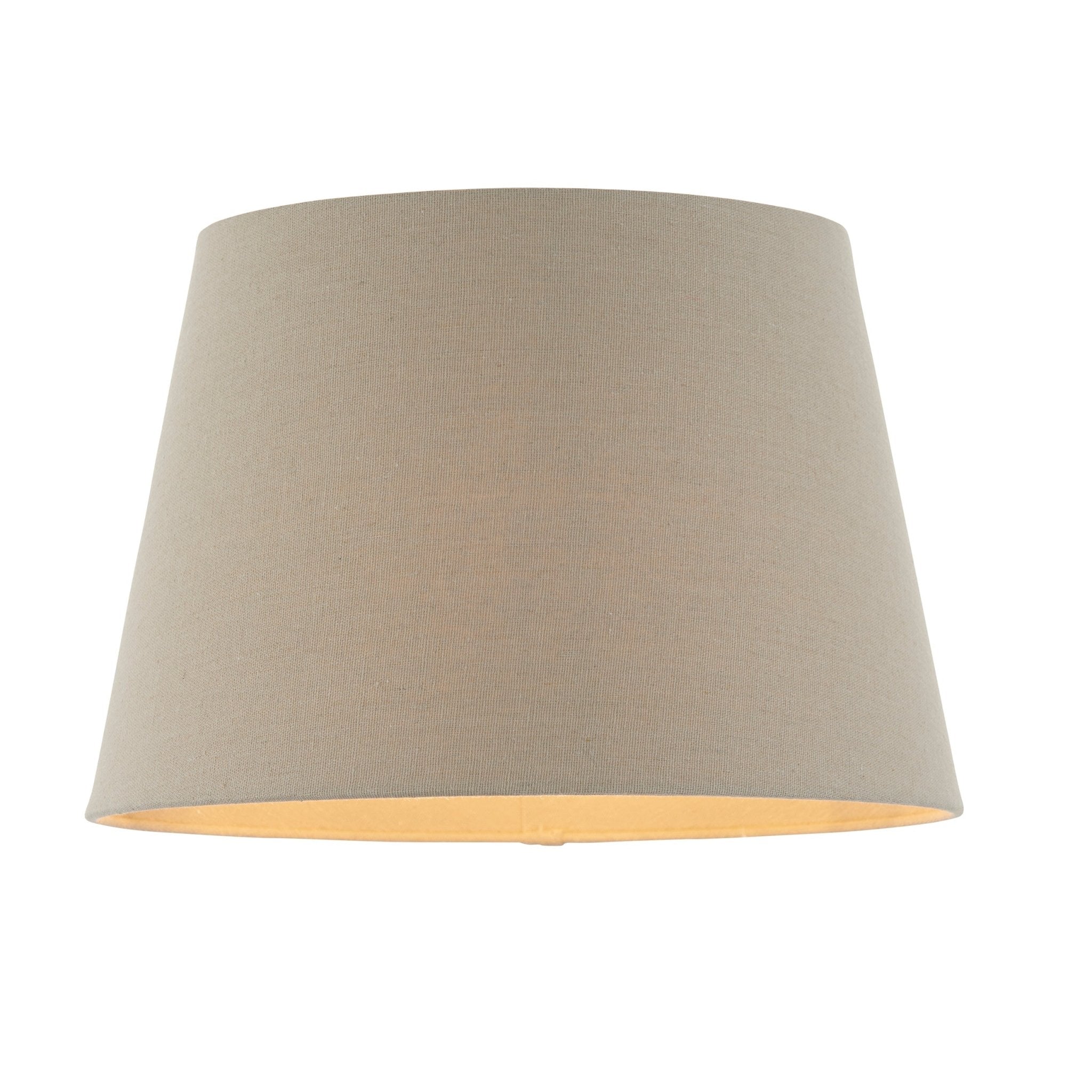 Cici Shade - Grey Faux Linen - 12" - hdesign - Lamp Shades