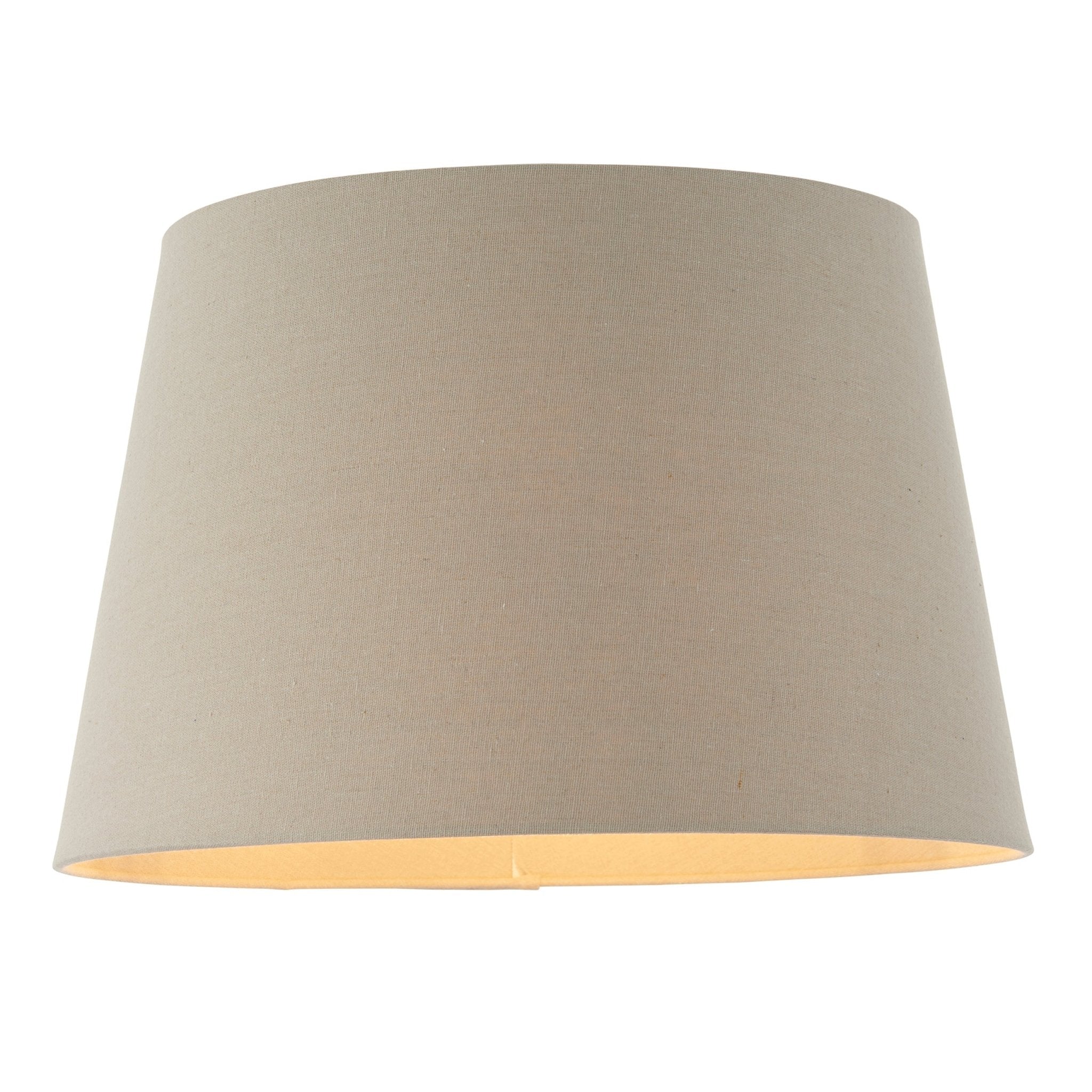Cici Shade - Grey Faux Linen - 16" - hdesign - Lamp Shades