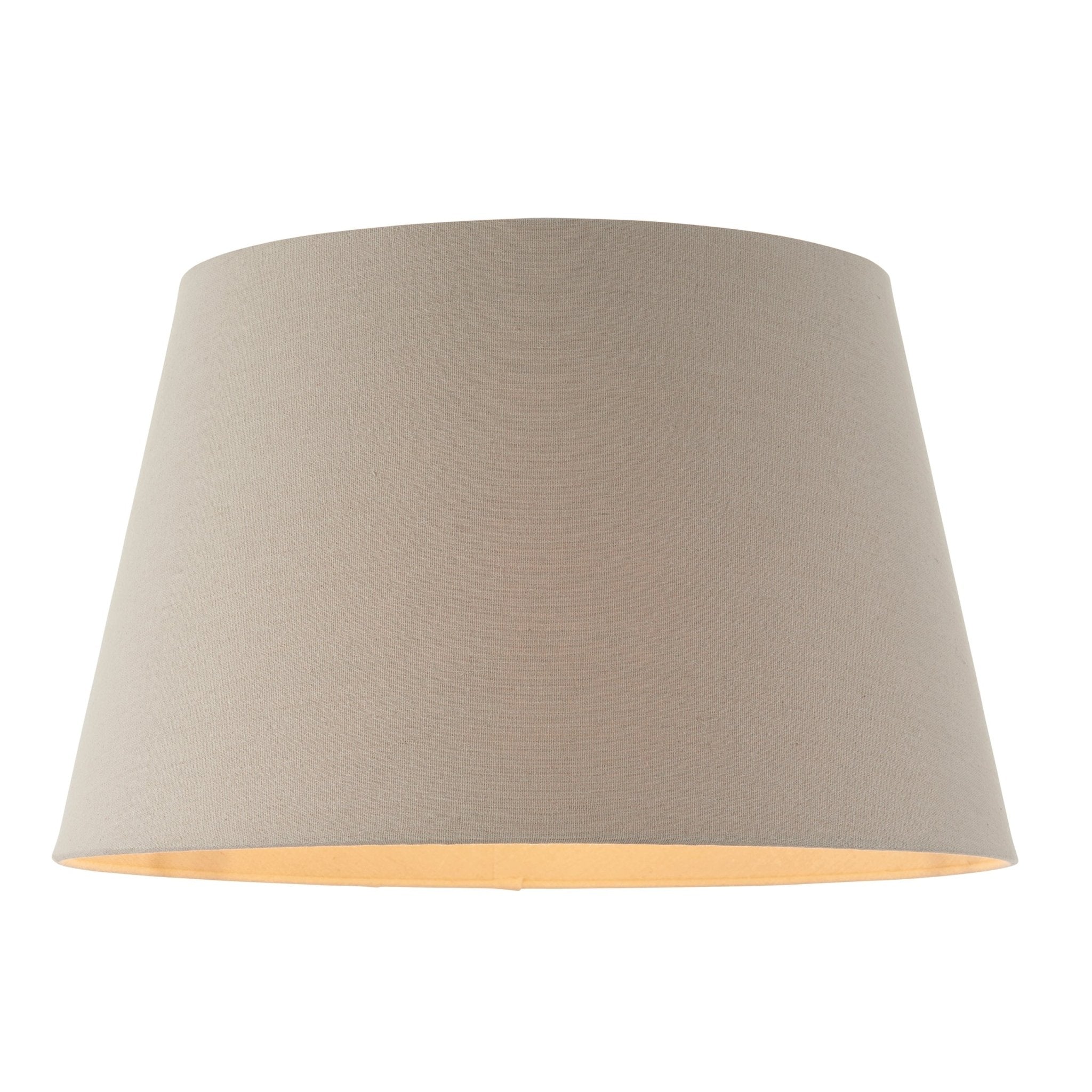 Cici Shade - Grey Faux Linen - 18" - hdesign - Lamp Shades