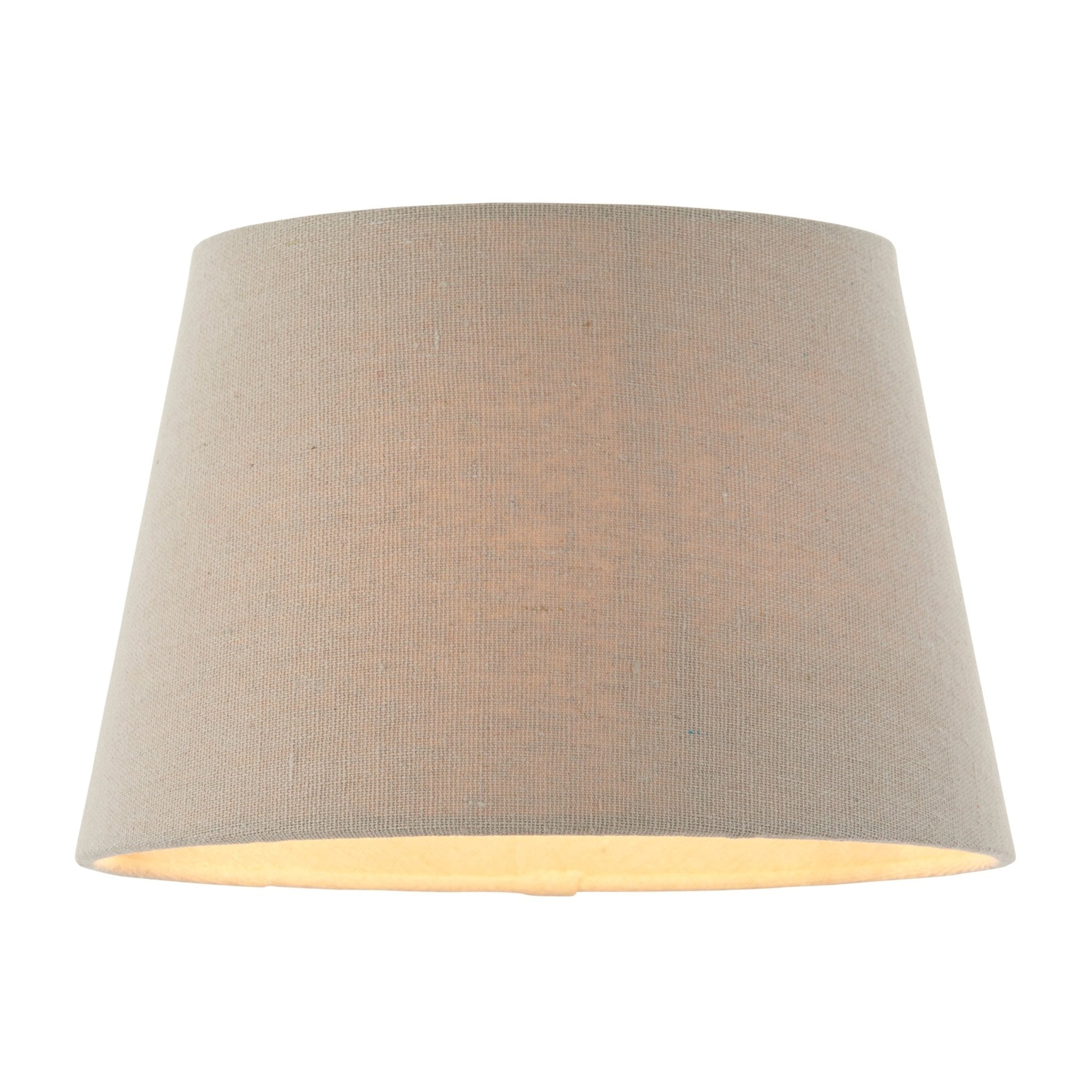 Cici Shade - Grey Faux Linen - 8" - hdesign - Lamp Shades