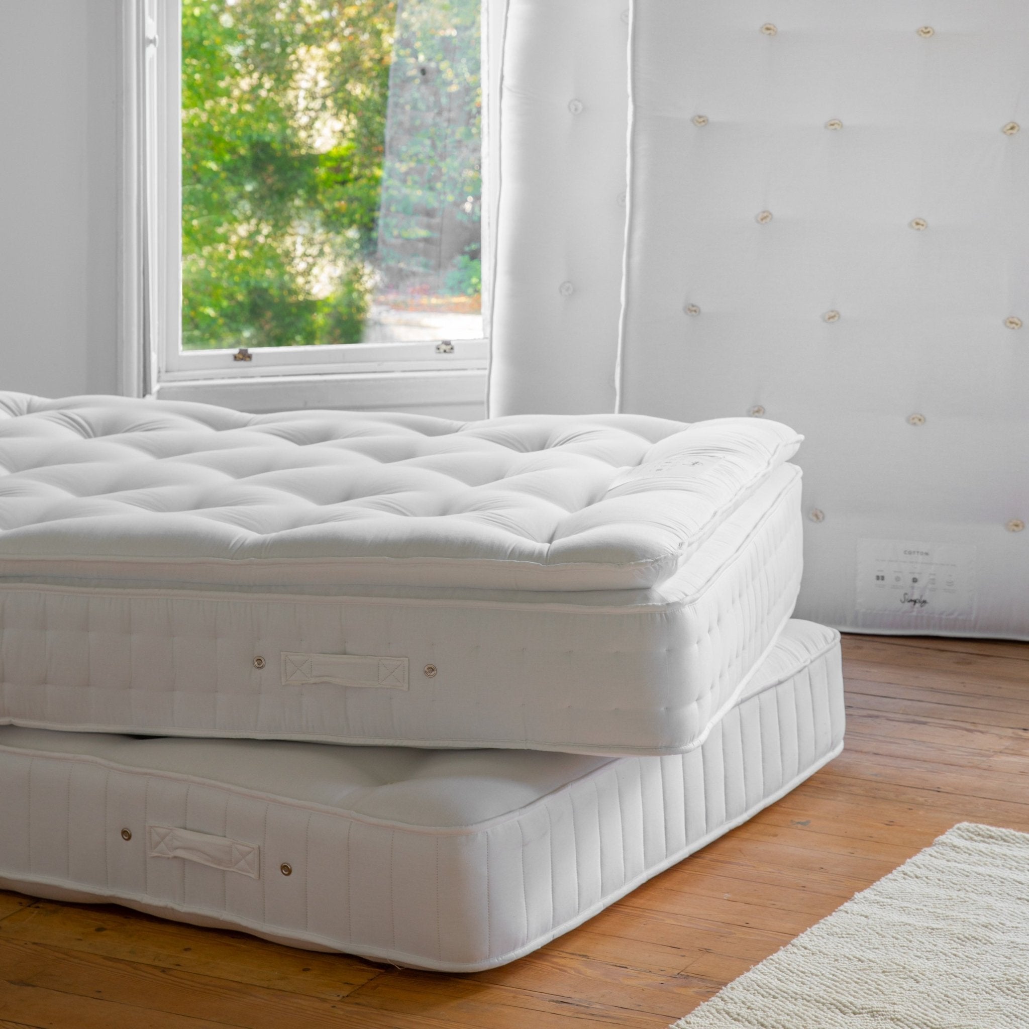 Cotton Pocket Mattress - Single - 1000 Springs - 135cm x 190cm - hdesign - Single Mattresses