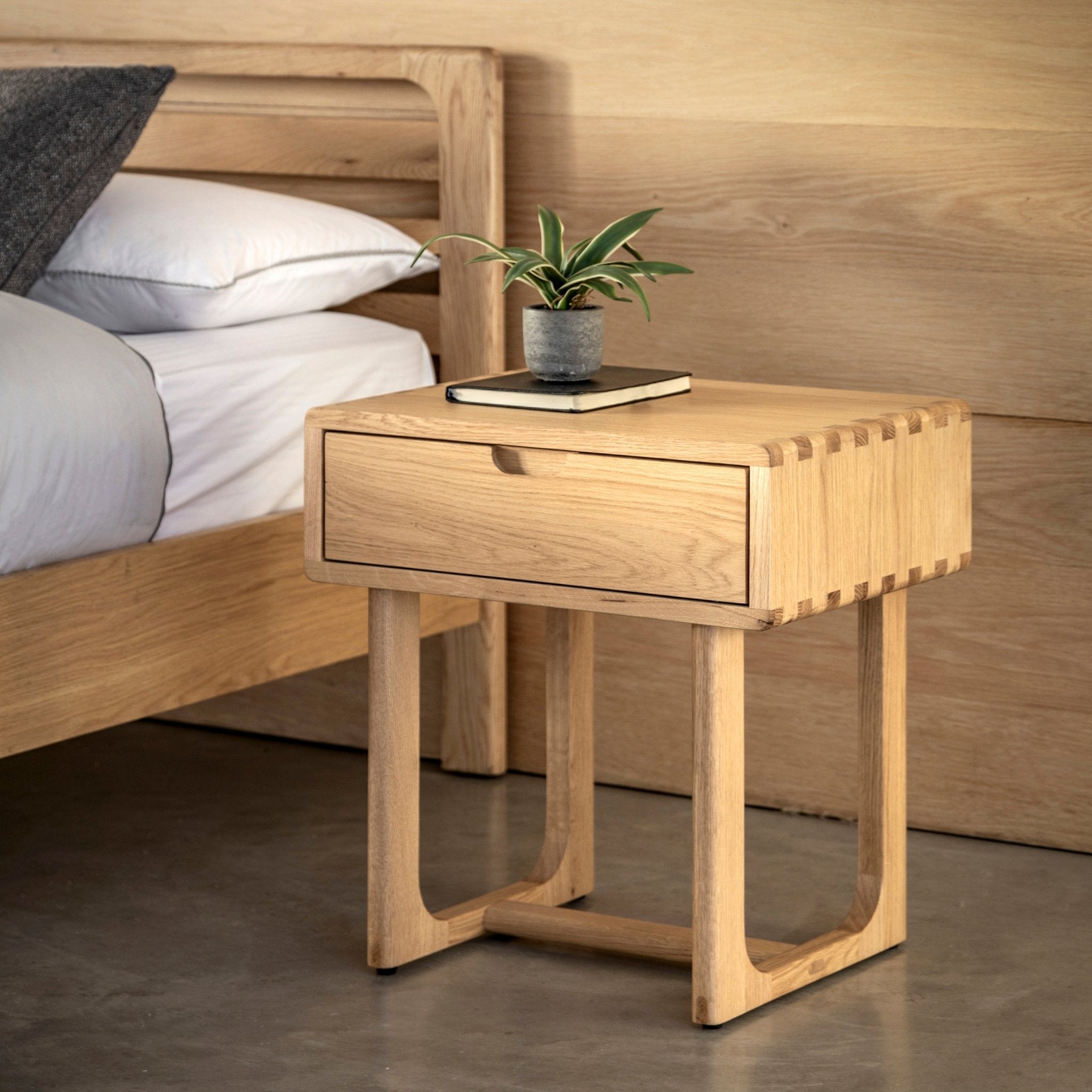 Craft 1 Drawer Bedside - hdesign - Bedside Tables