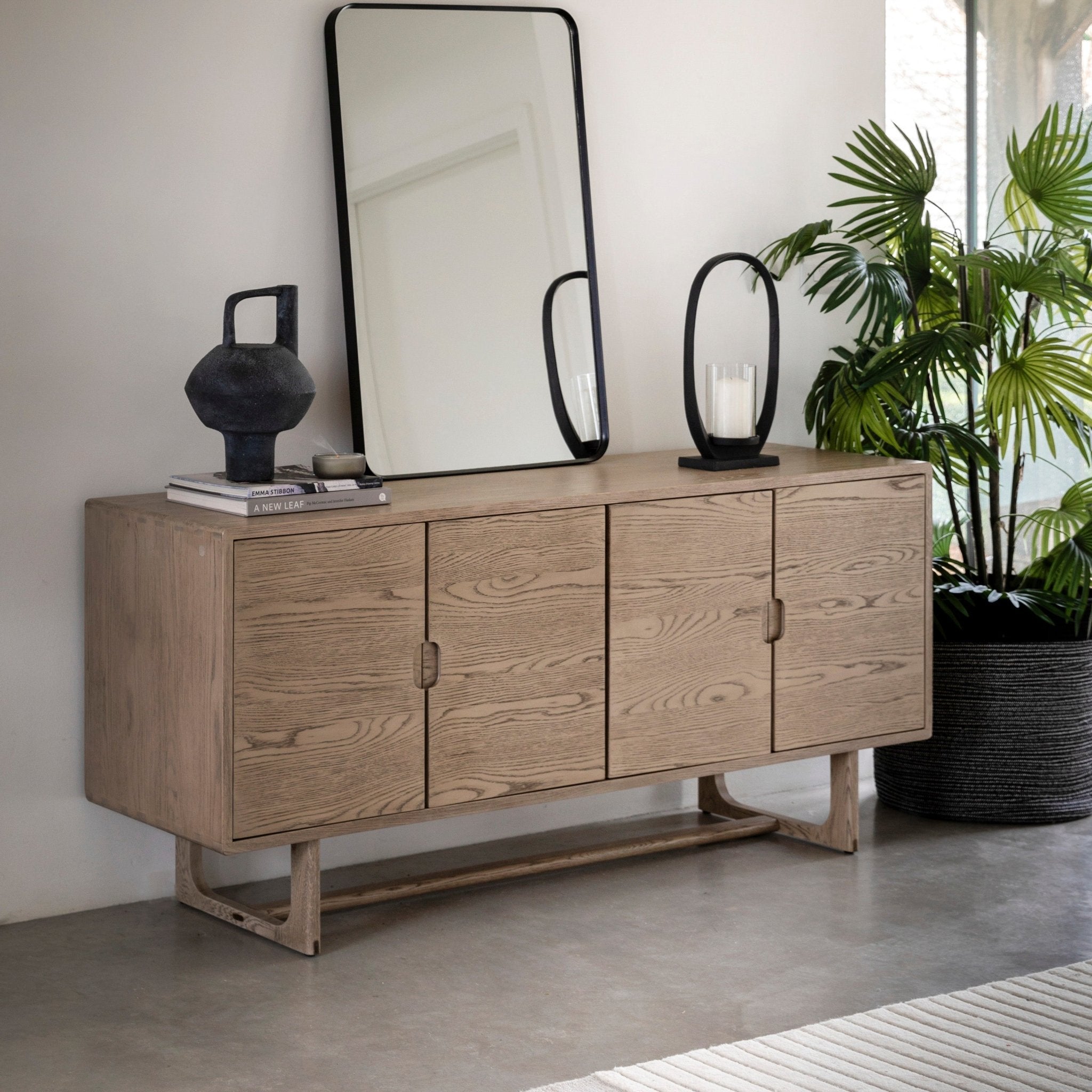 Craft 4 Door Sideboard - Smoked - hdesign - Sideboards