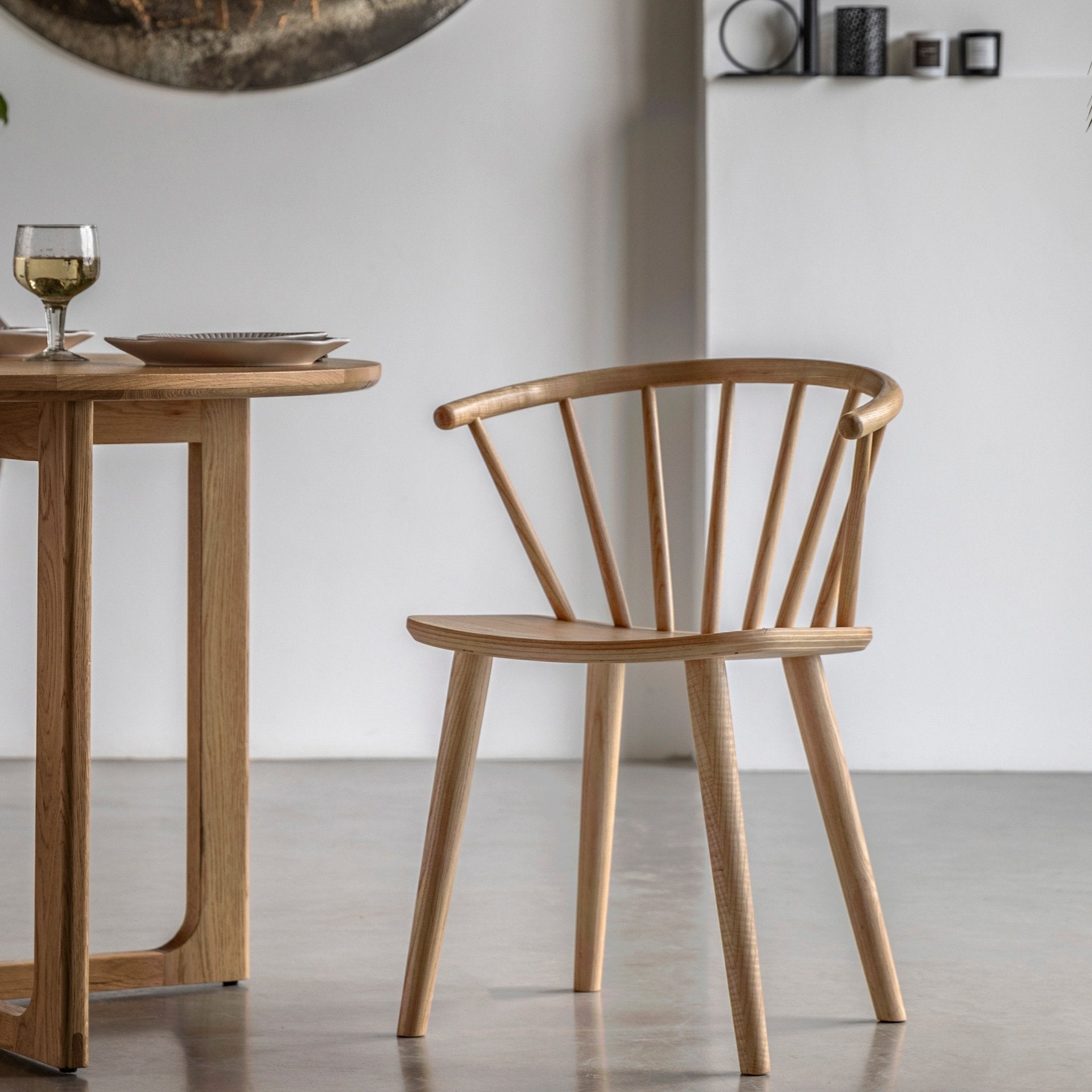 Craft Dining Chair - Natural (2pk) - hdesign - Dining Chairs