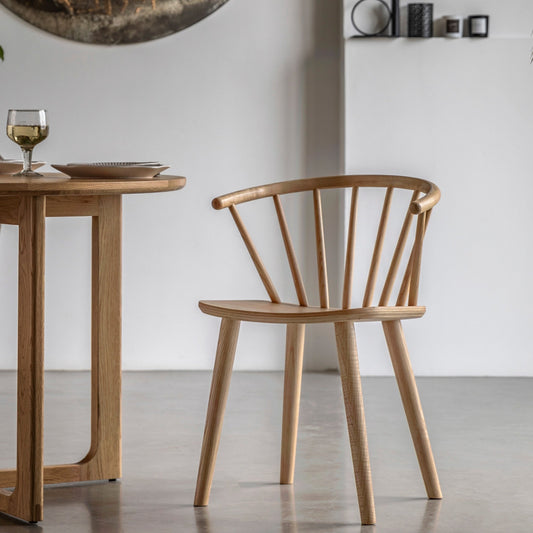Craft Dining Chair - Natural (2pk) - hdesign - Dining Chairs