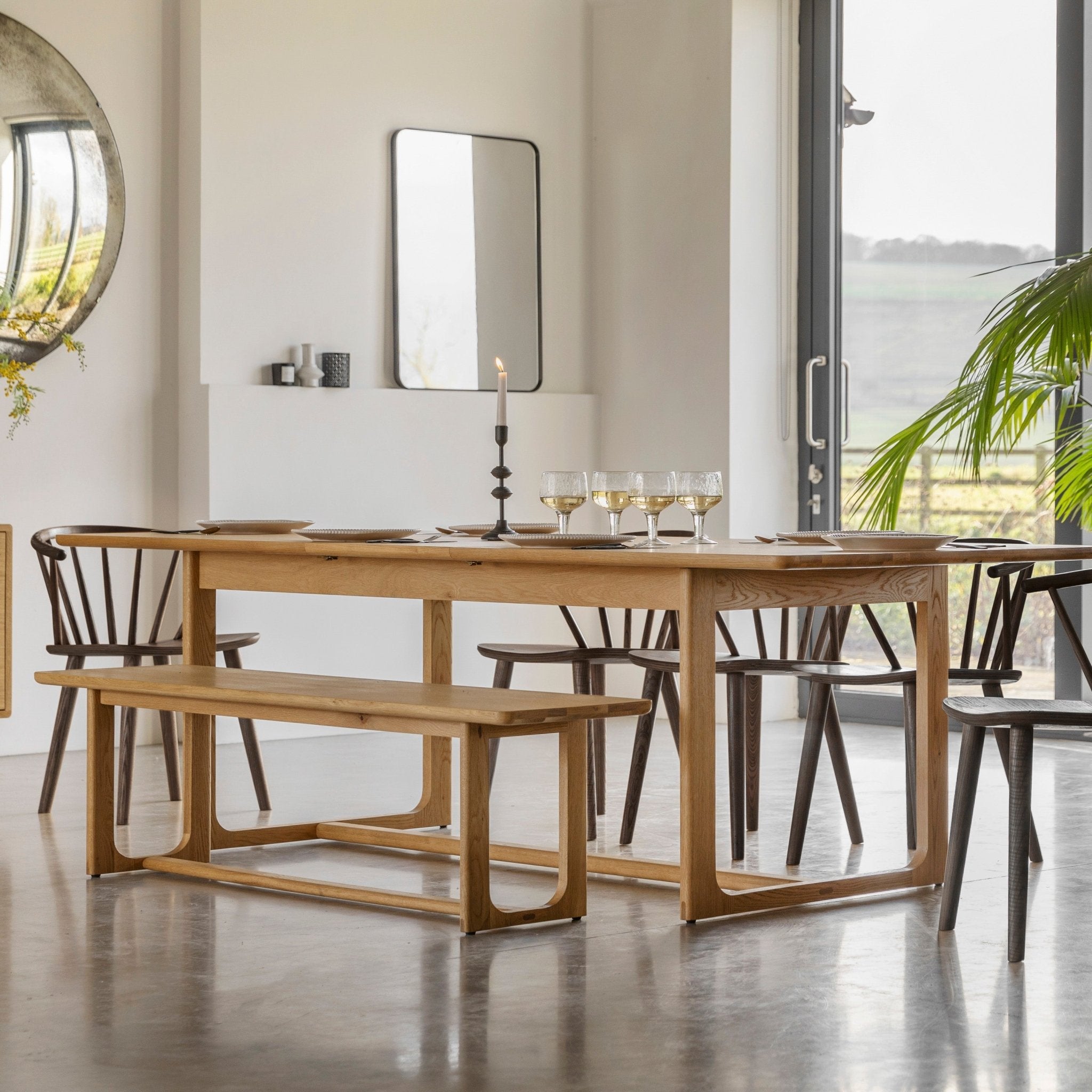 Craft Extending Dining Table - Natural - hdesign - Dining Tables