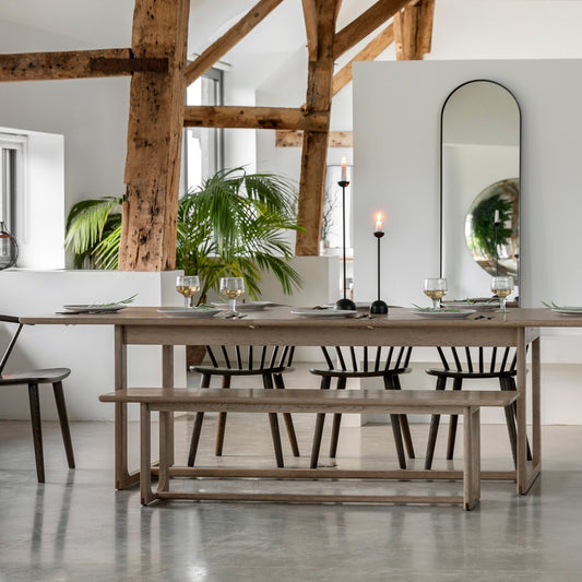 Craft Extending Dining Table - Smoked - hdesign - Dining Tables