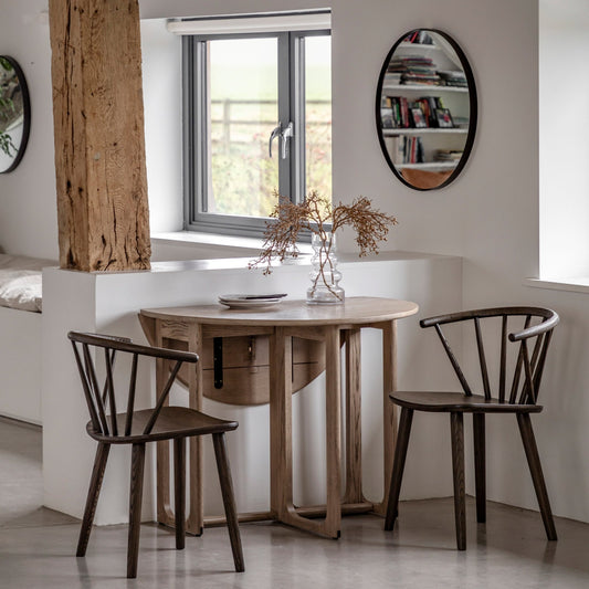 Craft Folding Dining Table - Smoked - hdesign - Dining Tables