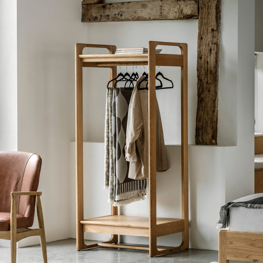 Craft Open Wardrobe Natural - hdesign - Open Wardrobes