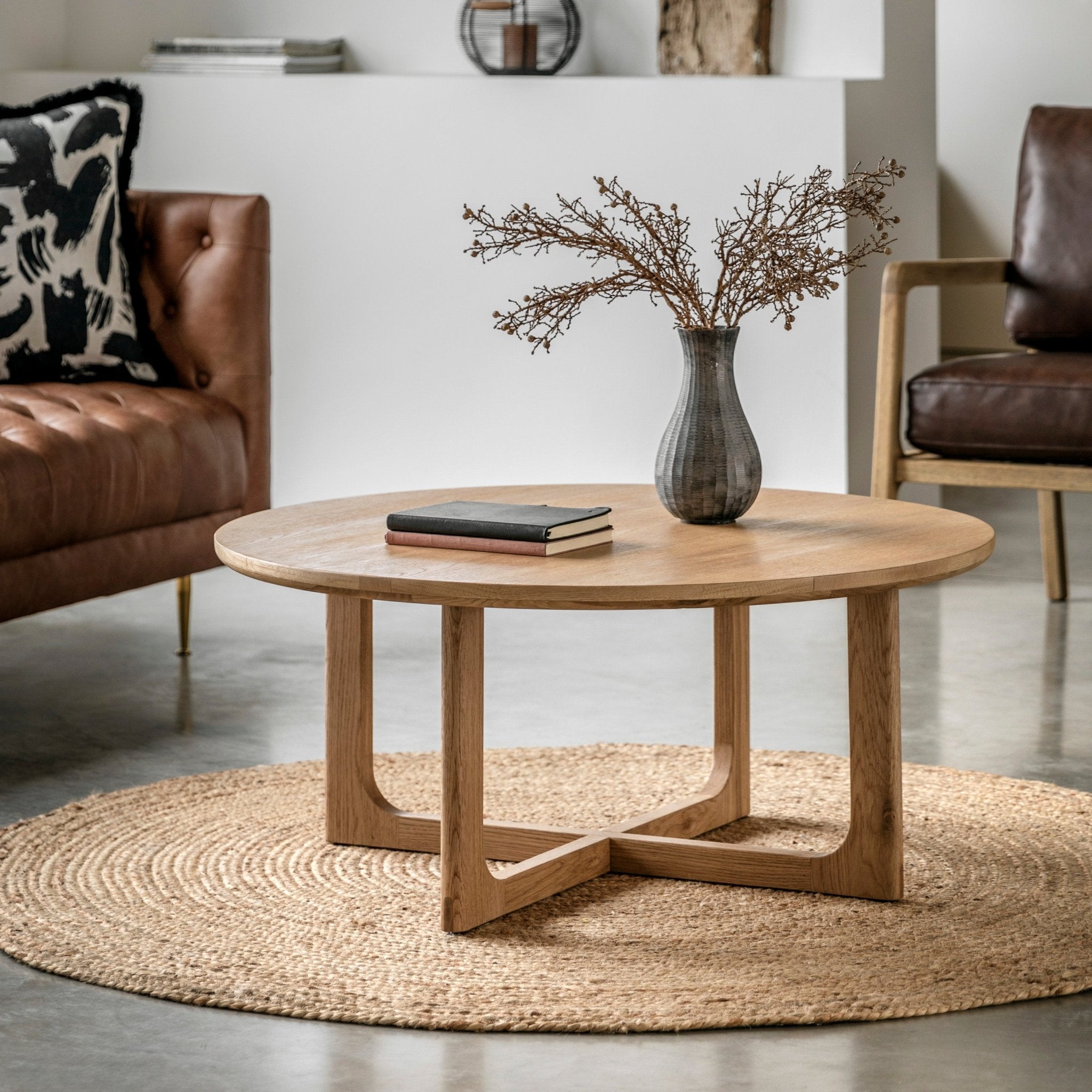 Craft Round Coffee Table - Natural - hdesign - Coffee Tables