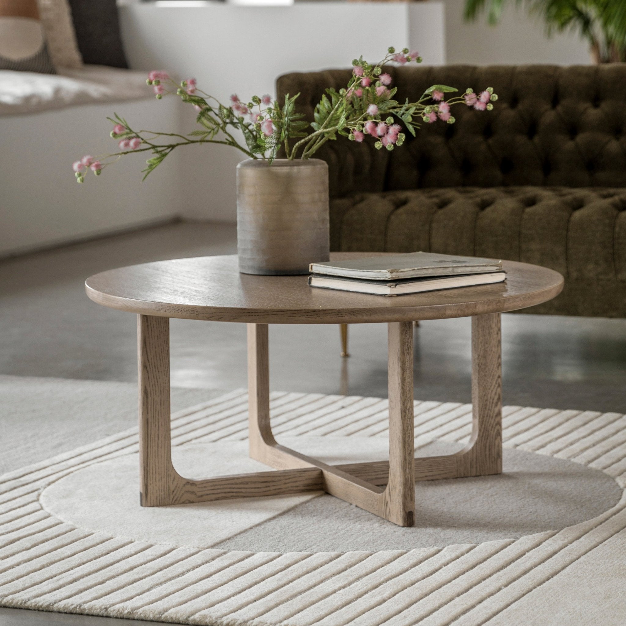 Craft Round Coffee Table - Smoked - hdesign - Coffee Tables