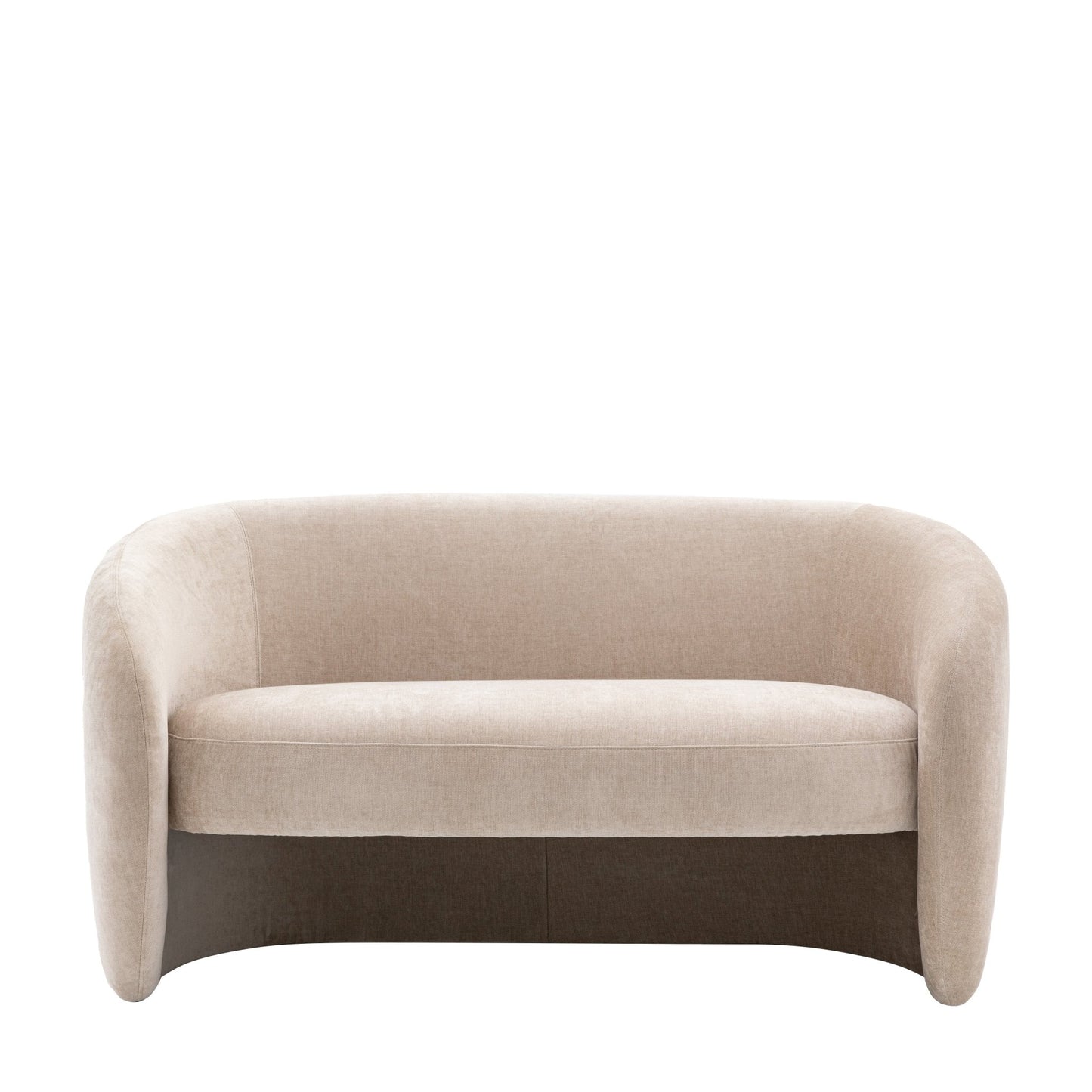 Curvo 2 Seater Sofa - Cream - hdesign - 2 Seater Sofas