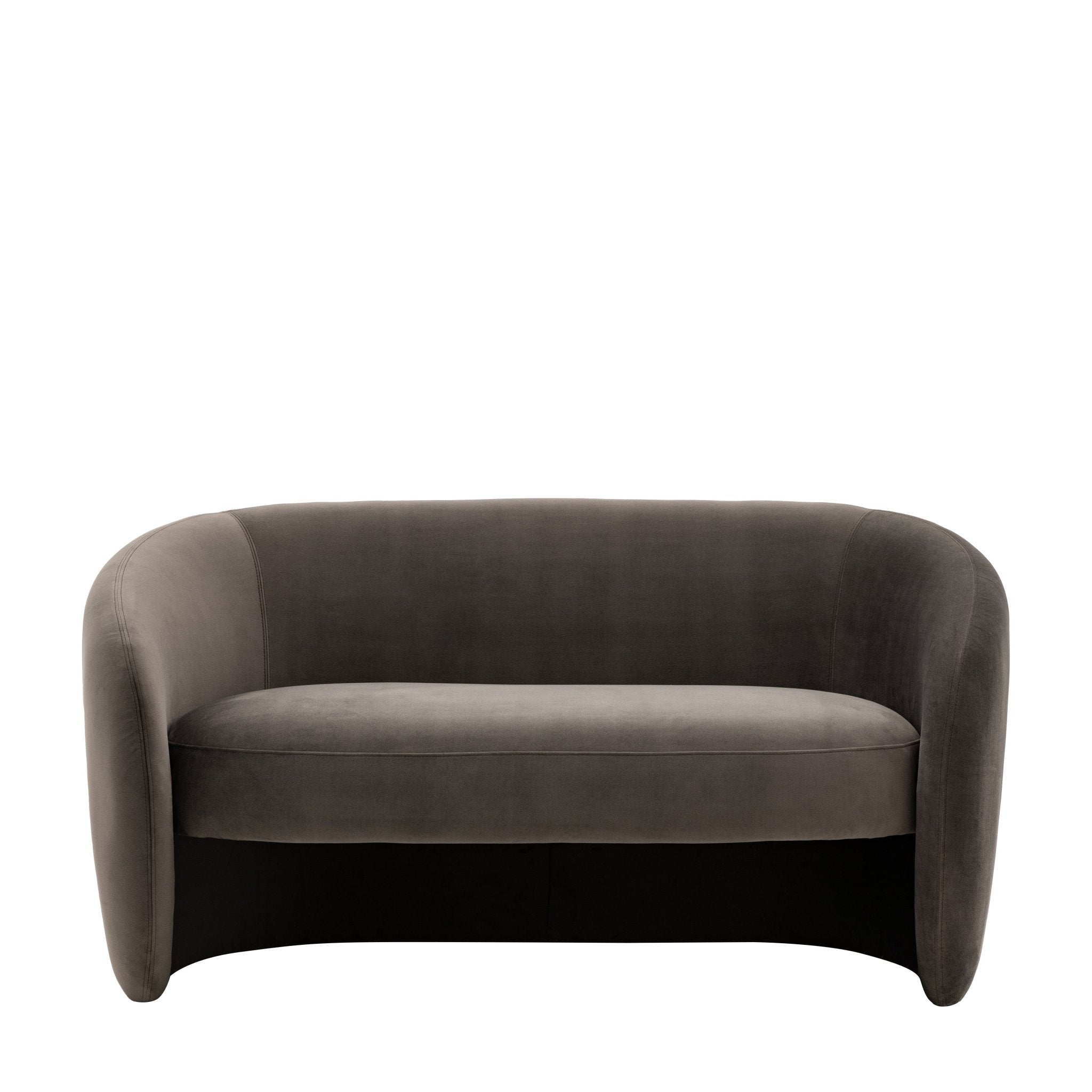 Curvo 2 Seater Sofa - Espresso - hdesign - 2 Seater Sofas