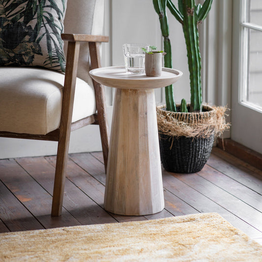 Danaway Side Table - White Wash - hdesign - Side Tables