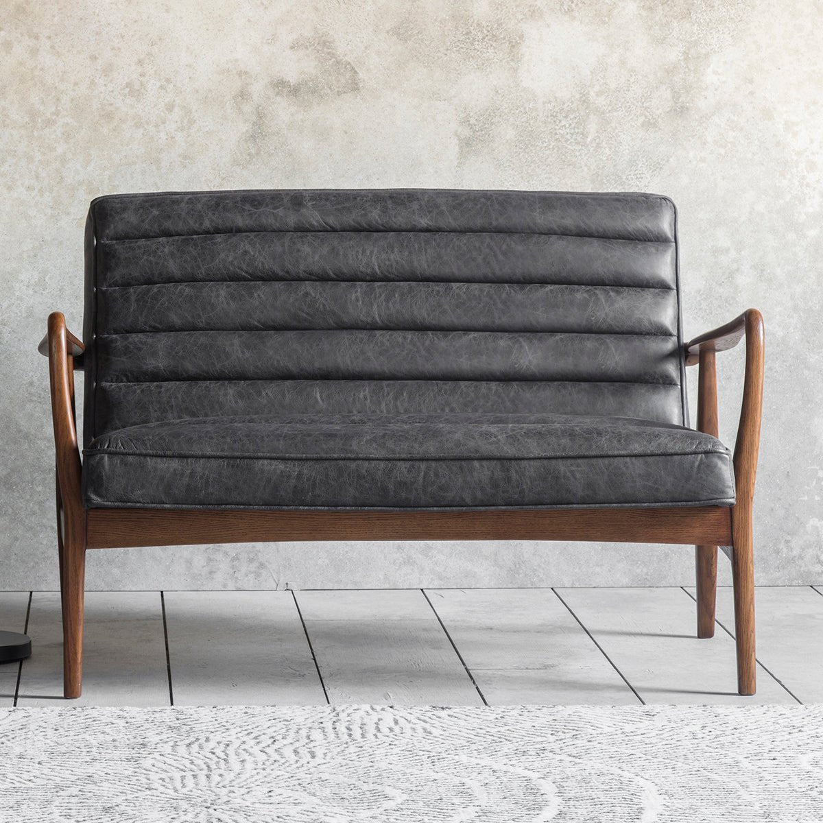 Datsun 2 Seater Sofa - Antique Ebony - hdesign - 2 Seater Sofas